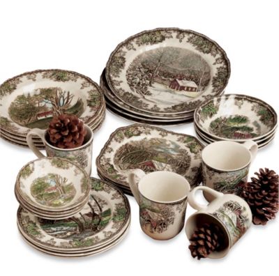 Johnson Brothers Friendly Village 28-Piece Dinnerware Place Setting ...