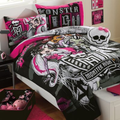 Monster High Sketchy Ghouls Bedding Set - Bed Bath & Beyond