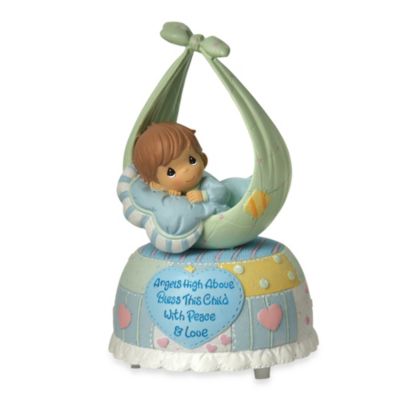 Precious Moments® Precious Little Blessings Baby Boy Musical Figurine