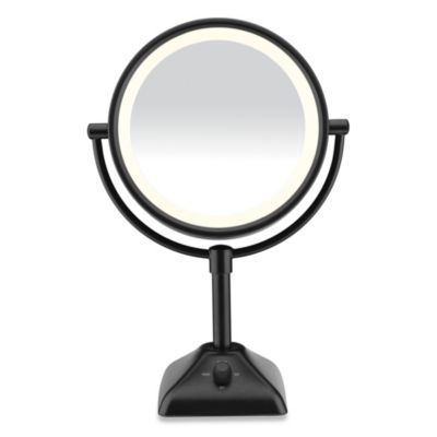 Conair® Variable Lighted 1X/10X Mirror in Black