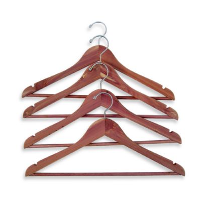 Cedar Coat Hangers (Set of 4) - Bed Bath & Beyond