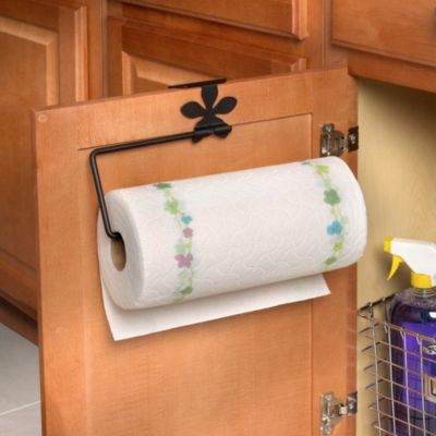 Spectrum™ Flower Over the Cabinet-Door Paper Towel Holder ...