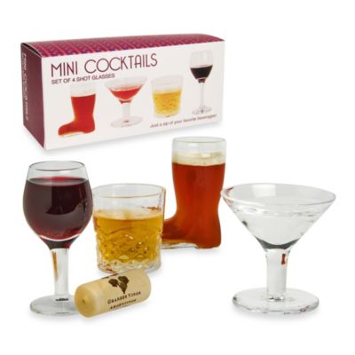 Mini Cocktail Shot Glasses (Set of 4) - Bed Bath & Beyond