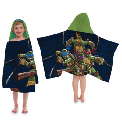 Teenage Mutant Ninja Turtles Dark Ninja Cape-Style Hooded Towel - Bed ...