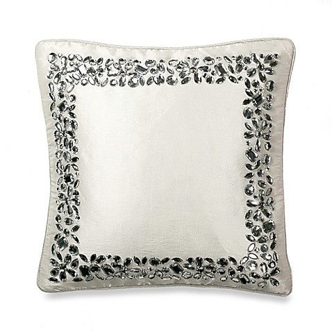 Michael Amini Novella Square Throw Pillow - Bed Bath & Beyond