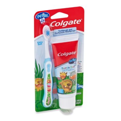 Colgate My First Toothpaste and Toothbrush Combo Pack in Green - buybuy ...