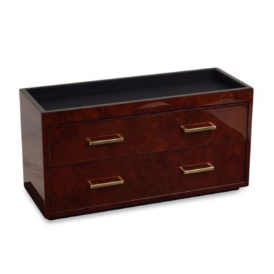 Buy Charging Station from Bed Bath & Beyond - Meridian 2-Drawer Valet, Charging Station, and Pen Box in Burlwood