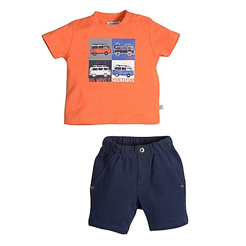Buy Petit Lem™ Size 18M 2-Piece Graphic T-Shirt and Solid Shorts Set ...