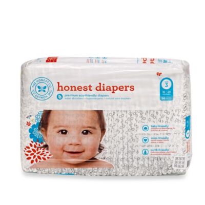 Honest Size Three 34-Pack Diapers with Skull Pattern - buybuy BABY