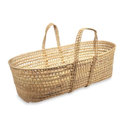 Tadpoles Palm-Woven Moses Basket - www.BedBathandBeyond.com