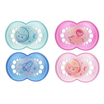 MAM Night Age 6+ Months Glow-in-the-Dark Pacifier (2-Pack) - buybuy BABY