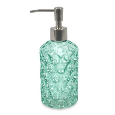 Crystal Ball Glass Bathroom Lotion Dispenser in Aruba - Bed Bath & Beyond