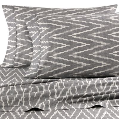 Nautica® Margate Queen Sheet Set in GreyNautica
