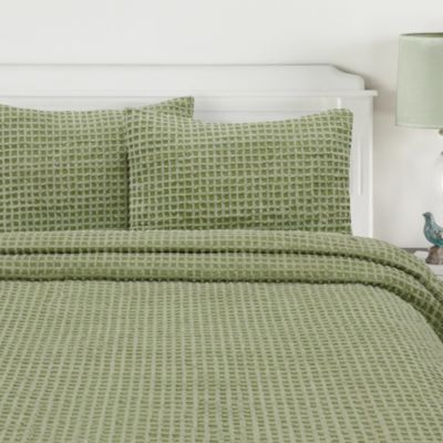 Honeycomb Bedspread in Sage - Bed Bath & Beyond