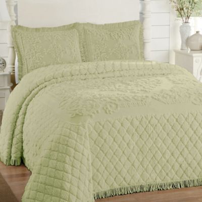 Josephine Bedspread in Sage - Bed Bath & Beyond
