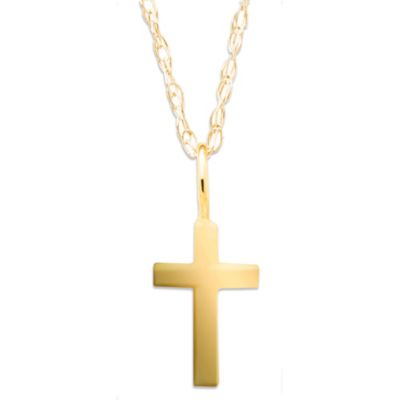 Buy Precious Things Baby 14K Gold Cross Necklace from Bed Bath & Beyond