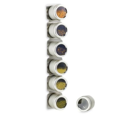 Kamenstein® Magnetic 6-Jar Spice Rack - Bed Bath 