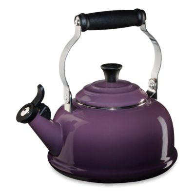 Buy Le Creuset® 1.8-qt. Whistling Tea Kettle in Cassis from Bed Bath ...