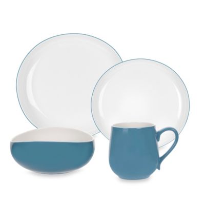 Portmeirion® Ambiance Dinnerware Collection in Aqua - Bed Bath & Beyond