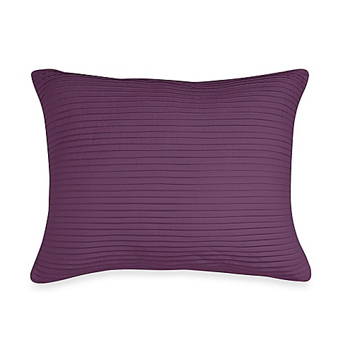 Wamsutta Baratta Stitch Oblong Throw Pillow in Purple - Bed Bath & Beyond