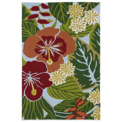 Four Seasons Tropical Floral Indoor Outdoor Rugs