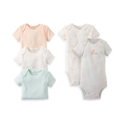 Carter's® 5-Pack Bodysuits in Neutral - buybuy BABY