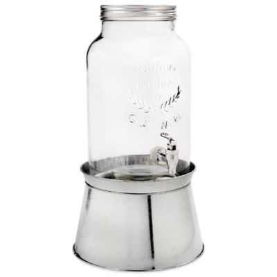 Arthur Court Designs Perla Recycled Glass Beverage Dispenser 8