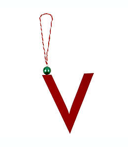 Letra decorativa H for Happy™ navideña “V” color rojo