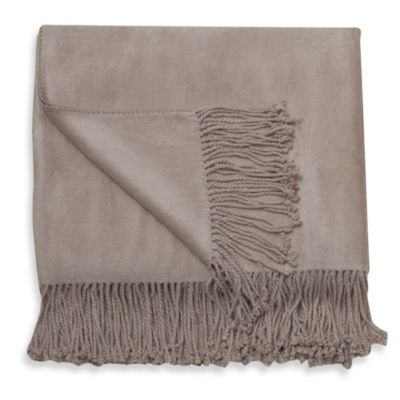 Buy Charisma Premium Throw Blanket in Taupe from Bed Bath & Beyond