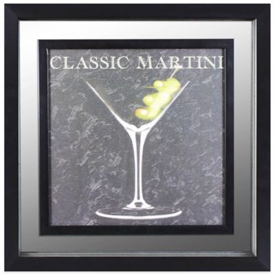 Classic Martini Cocktail Mirror Wall Art - Bed Bath & Beyond