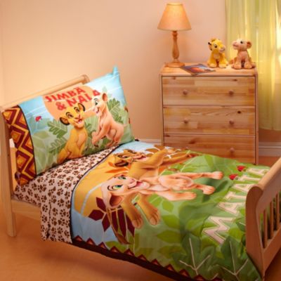 Disney "Lion King" Jungle Beat 4-Piece Toddler Bedding Set