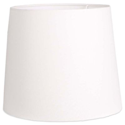 Mix & Match Large 15-Inch Hardback Linen Drum Lamp Shade in White - www ...