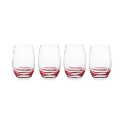 bed bath and beyond wine glasses stemless