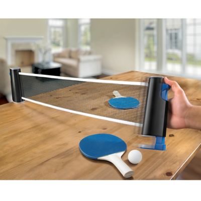 Portable Table Tennis Set : Portable Table Tennis Set with Net - savvysurf.co.uk / Our portable table tennis net is sturdy and clips onto just about any table edge effortlessly for a stable playing net;