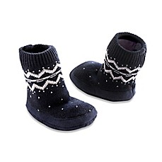 Carter's® Fair Isle Slipper Socks in Navy - buybuy BABY