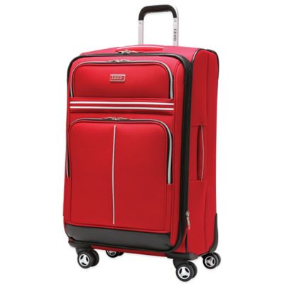 Buy IZOD 24-Inch Varsity Expandable Luggage with Spinner Wheels in Red ...