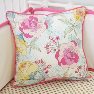 Buy Caden Lane Paige Ruffle Square Throw Pillow in Purple from Bed Bath & Beyond