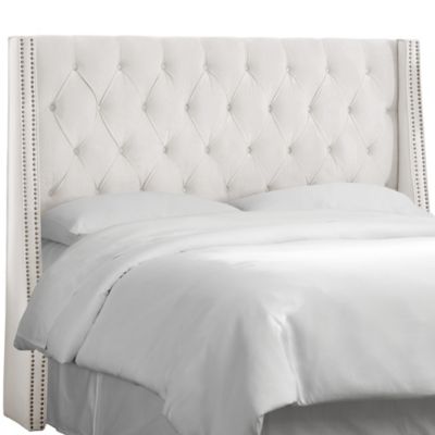 Buy White Wingback Headboard from Bed Bath & Beyond