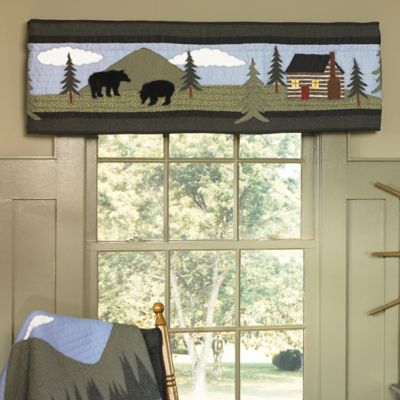 Donna Sharp Bear Lake Window Valance - Bed Bath & Beyond