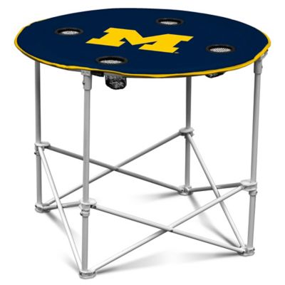 table round university Round Michigan Table  University  Bath Collapsible of Bed