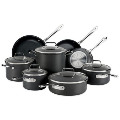 All-Clad B1 Nonstick Hard Anodized 13-Piece Cookware Set and Open Stock - Bed Bath & Beyond