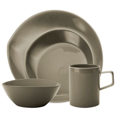 Mikasa® Kalini Dinnerware in Taupe - Bed Bath & Beyond