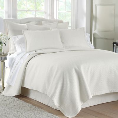 Waterford® Linens Durham Quilt in Ivory - Bed Bath & Beyond