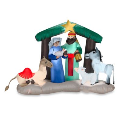 Buy Inflatable Outdoor Nativity Scene from Bed Bath & Beyond