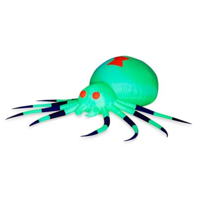 Inflatable Outdoor Neon Green Spider - Bed Bath & Beyond