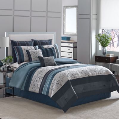 Manor Hill® Lana 8-Piece Comforter Set - Bed Bath & Beyond