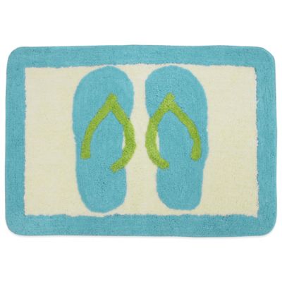 Beach Scene Bath Rug Bed Bath Beyond   4966083259333m