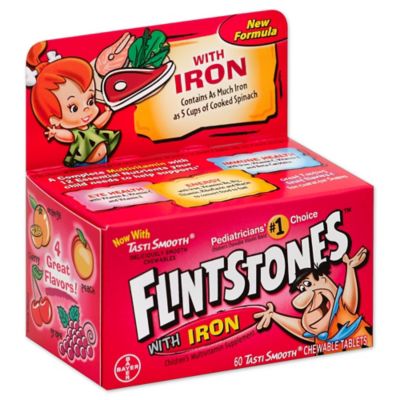 Flintstones™ with Iron Multivitamin 60-Count Chewable Tablets - www ...