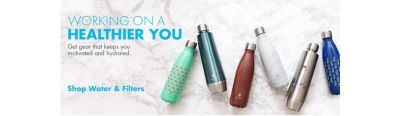 Working on a healthier you? Get gear that keeps you motivated & hydrated.