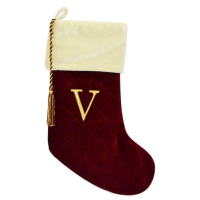 Buy Harvey Lewis™ Monogram Christmas Stocking Made with 